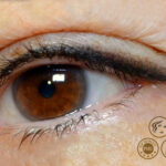 Ημιμόνιμο Μακιγιάζ Βλεφάρων- Ημιμόνιμο Μακιγιάζ ματιών -βελούδινο eyeliner χρώμμα μαύρο βλεφάρου ματιού