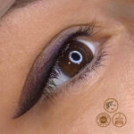 Ημιμόνιμο Μακιγιάζ Βλεφάρων- Ημιμόνιμο Μακιγιάζ ματιών -βελούδινο eyeliner purple shadow, soft eyeliner βλεφάρου ματιού