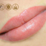 Ημιμόνιμο μακιγιαζ χειλιών -aquarelle lips- healed- επουλωμένο αποτέλεσμα χειλιών