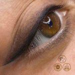 Ημιμόνιμο Μακιγιάζ Βλεφάρων- Ημιμόνιμο Μακιγιάζ ματιών -eyeliner with shadow , eyeliner με σκιά καφέ σκούρο χρώμα- γραμμή βλεφάρου ματιού με σκιά