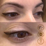 Ημιμόνιμο Μακιγιάζ Βλεφάρων- Ημιμόνιμο Μακιγιάζ ματιών -βελούδινο eyeliner, soft eyeliner brown βλεφάρου ματιού